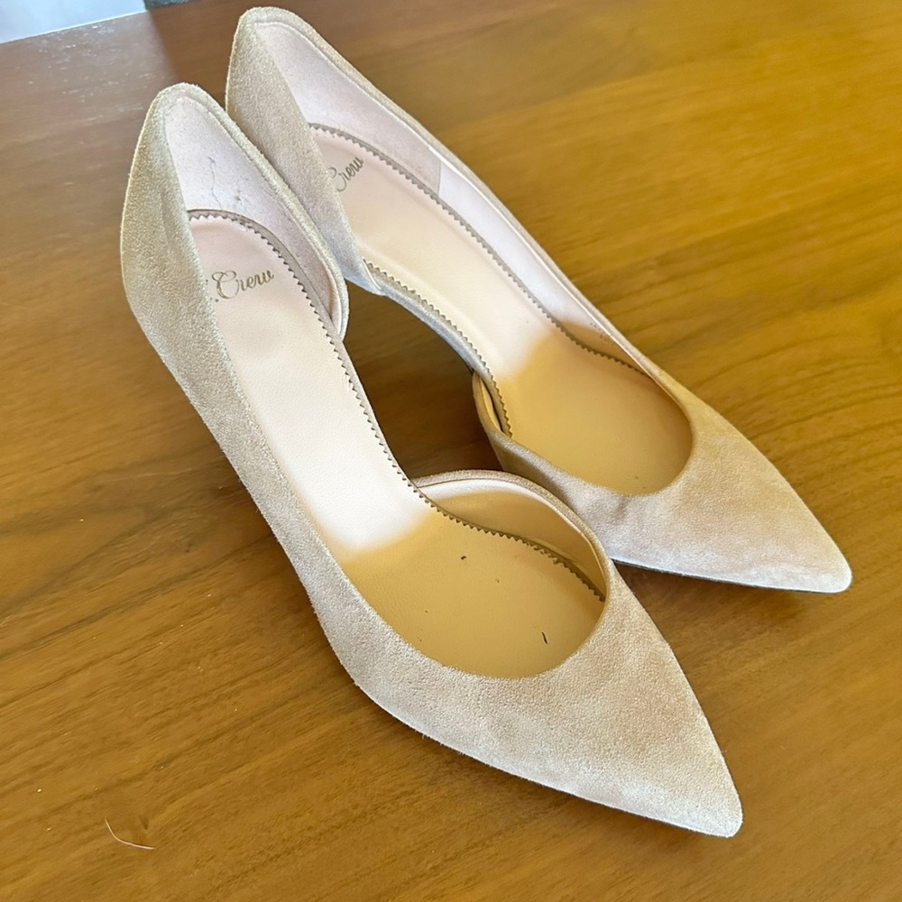 J. Crew Cream Heels - Picture 3 of 4